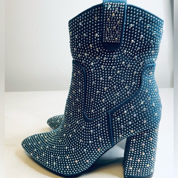 TOP GUY SHOES Alias Rhinestone Western Boot - Picture 13 of 16